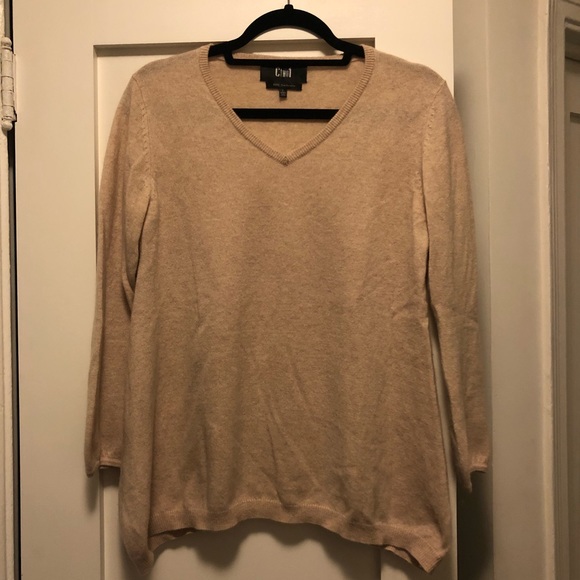 100% Cashmere Camel Sweater - Picture 1 of 4